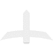 Ekena Millwork Bellingham Architectural Grade PVC Gable Bracket, 48"W x 28"H x 2"D x 6"F, 14/12 Pitch GBP048X28X0206BEL00 - alternate 5